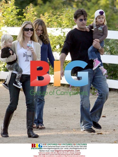 Denise Richards and Charlie Sheen's Family Reunion