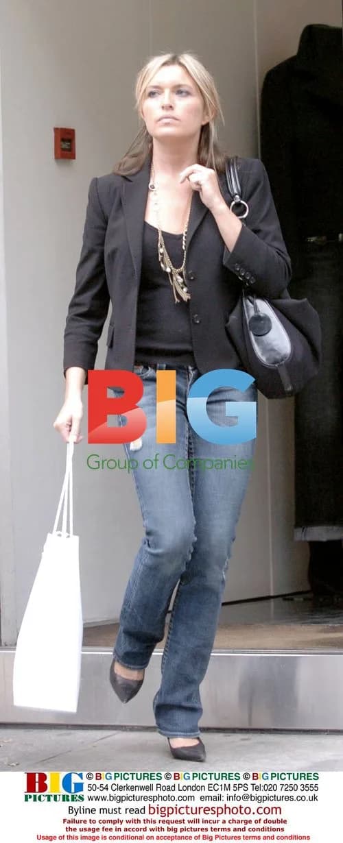 Tina Hobley Shopping in London