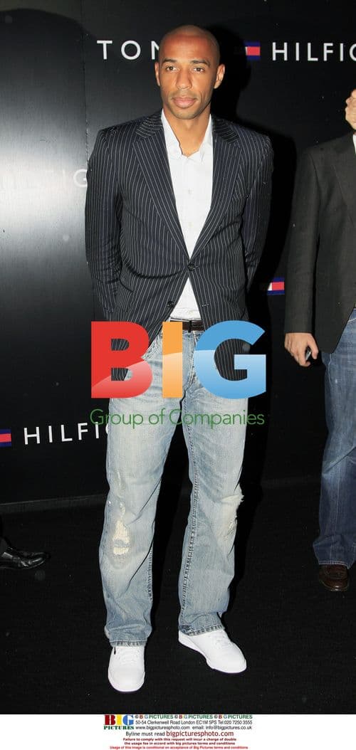 Thierry Henri at Tommy Hilfiger Store Opening