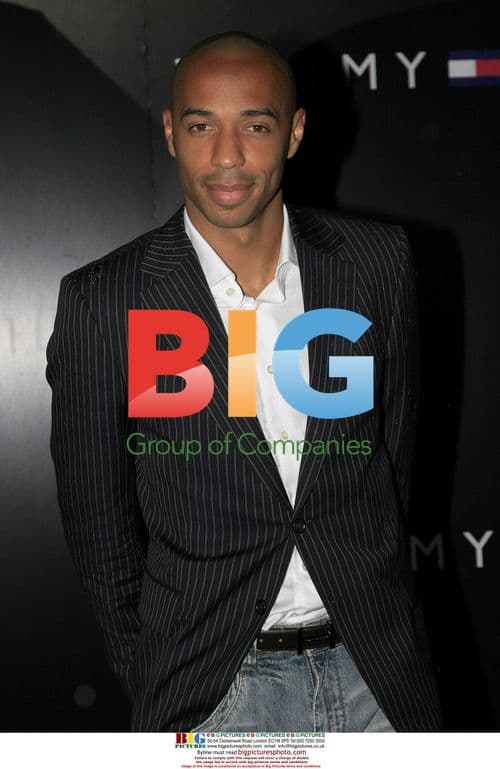 Thierry Henri at Tommy Hilfiger Paris Store Opening