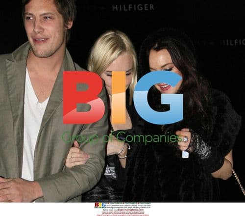 Kate Bosworth and Lindsay Lohan at Tommy Hilfiger Paris Store Opening