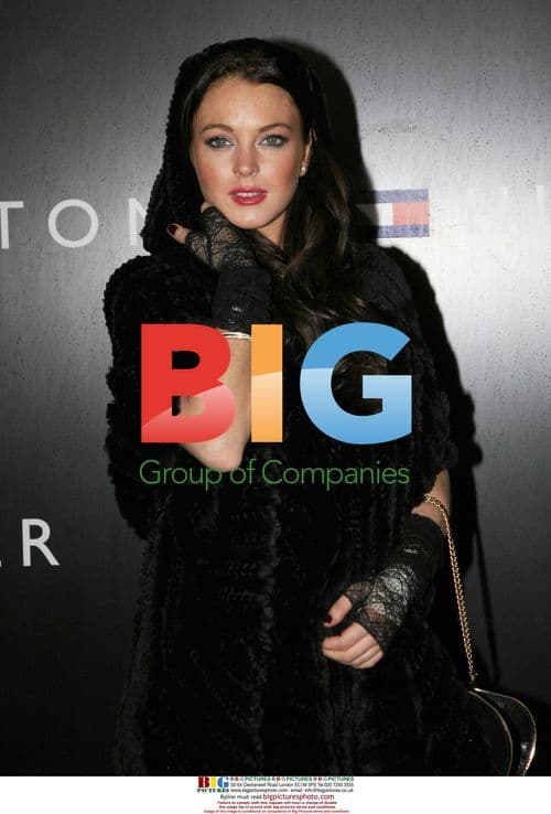 Lindsay Lohan at Tommy Hilfiger Store Opening in Paris