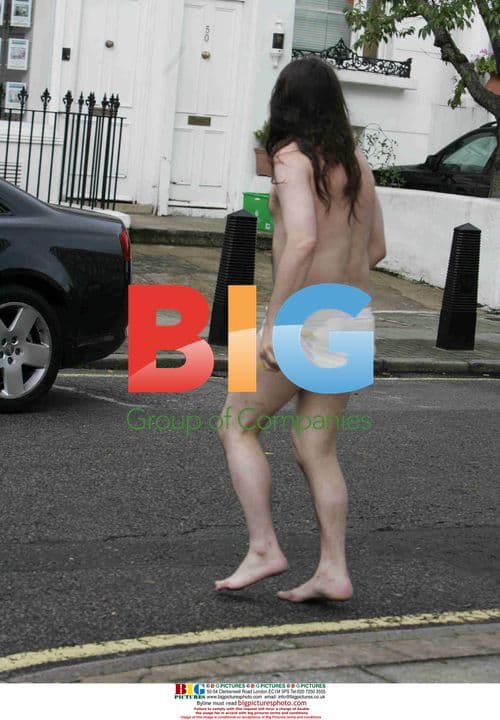 Madonna chased by streaker in London