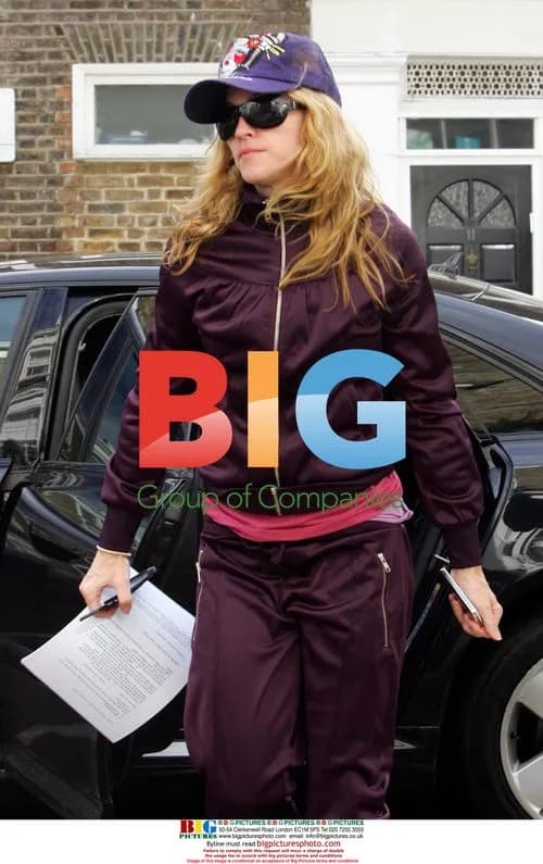 Madonna Arrives at North London Gym