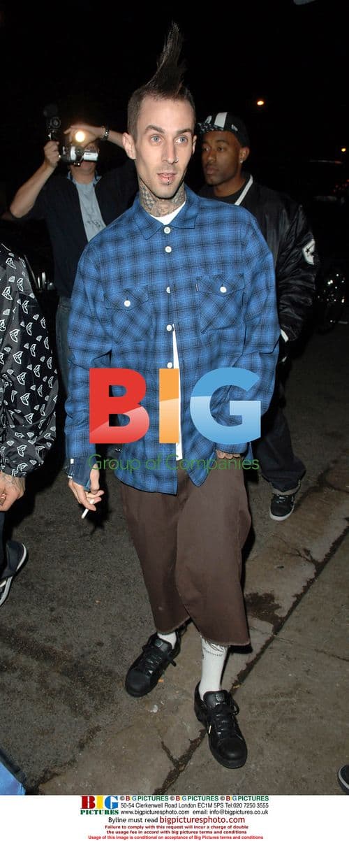 Travis Barker at Area nightclub