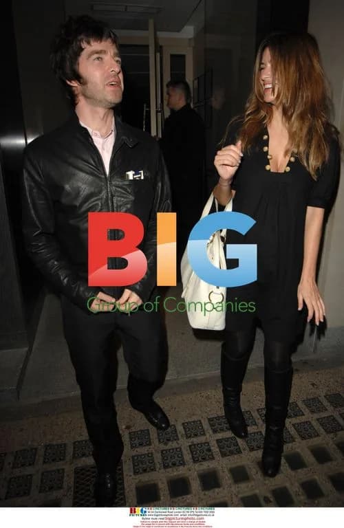 Oasis star Noel Gallagher and girlfriend leave Nobu