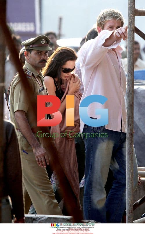 Angelina Jolie and Daughter Shiloh in India