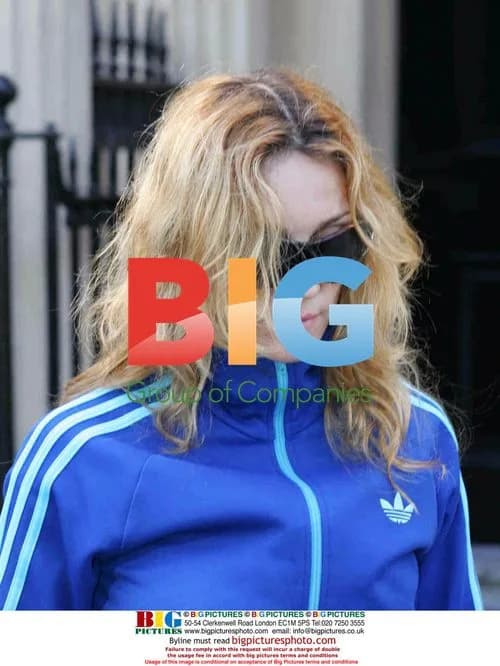 Madonna arrives at north London gym