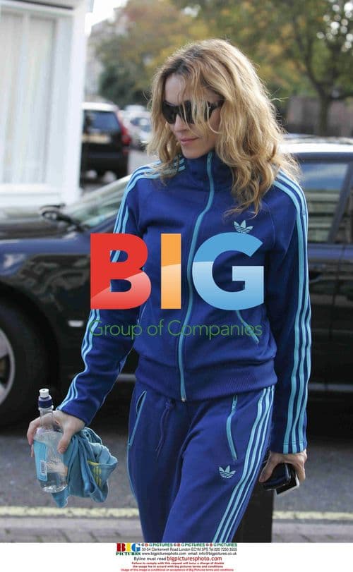 Madonna arrives at gym in London