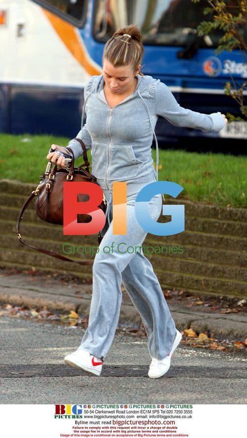 Coleen McLoughlin Dashing to Hairdresser