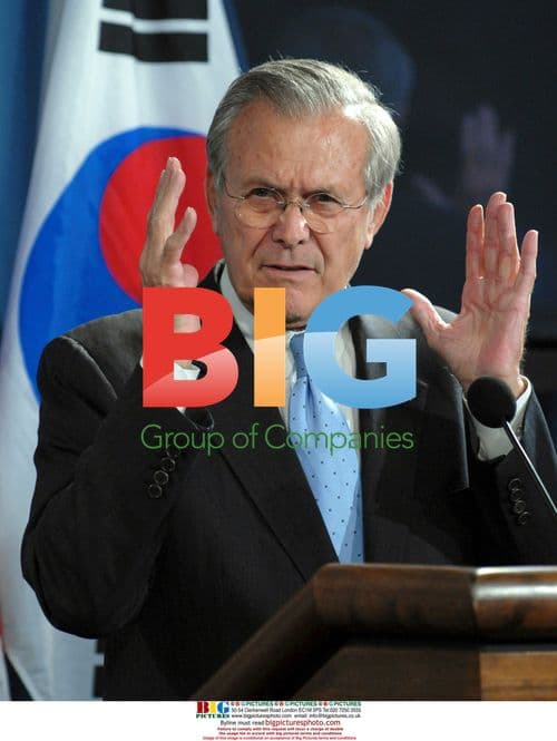 Donald Rumsfeld Speaks at Pentagon