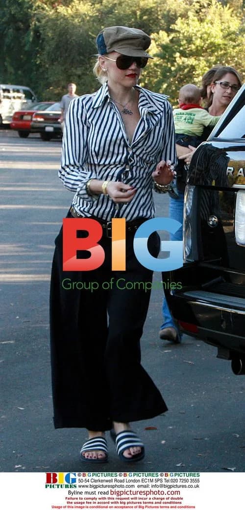 Gwen Stefani and family at Huntington Gardens