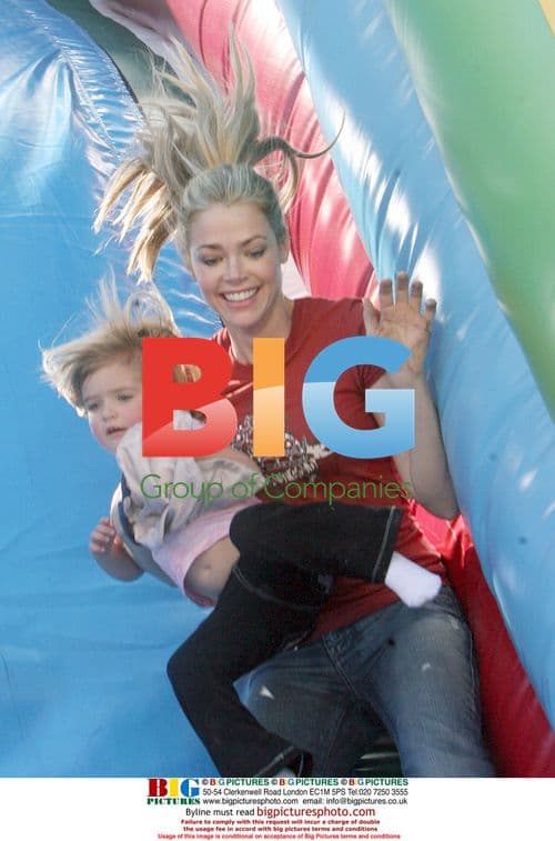 Denise Richards & Daughter at Pumpkin Patch