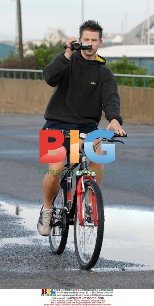 Heather Mills goes for bike ride in Hove