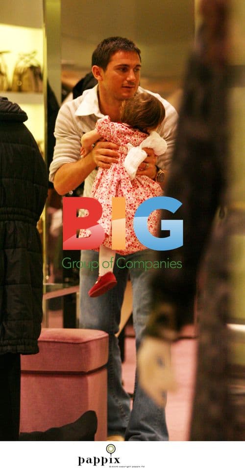 Frank Lampard and Family Shoe Shopping in London