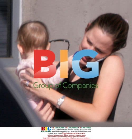 Jennifer Garner with daughter Violet visiting Ben Affleck