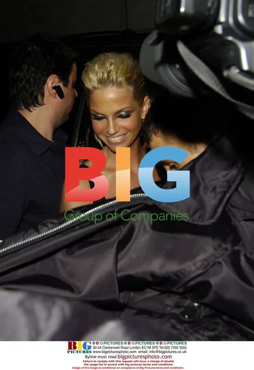 Sarah Harding of Girls Aloud leaving Astoria after GAY performance