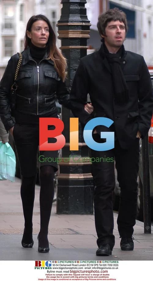 Oasis star Noel Gallagher shopping at Prada