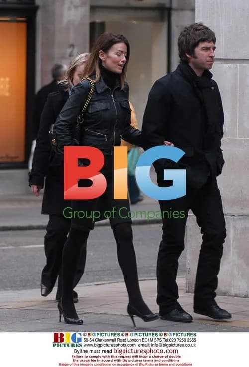 Noel Gallagher and Sara McDonald shopping