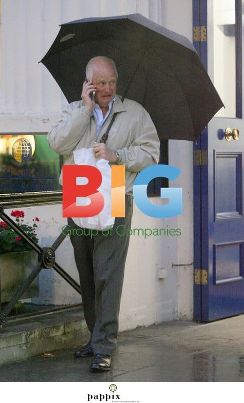 Winston Churchill Takes Phone Call