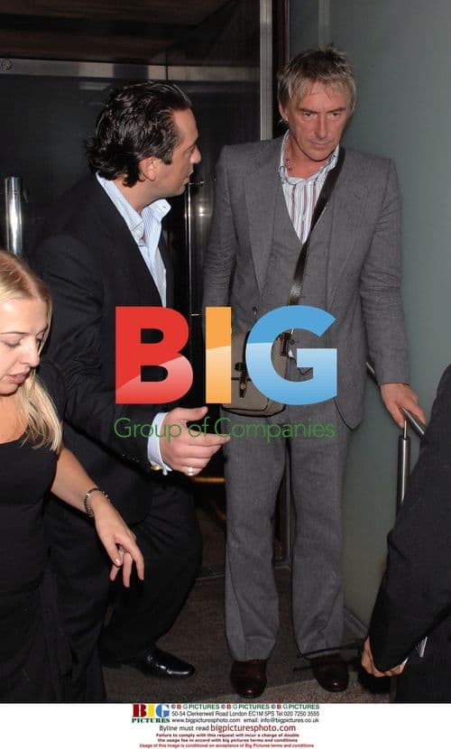 Paul Weller leaves Q awards 2006 after party