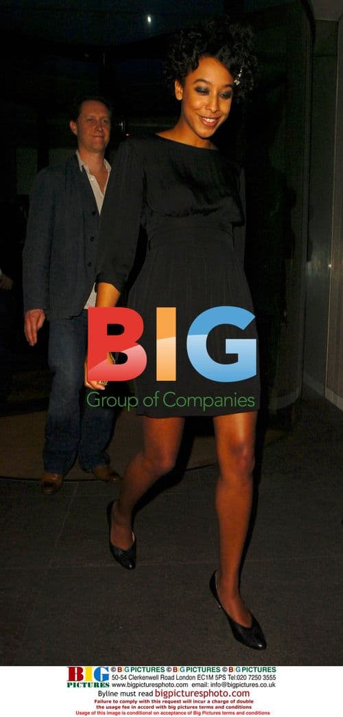 Singer Corinne Bailey Rae leaving Q Awards 2006 after party