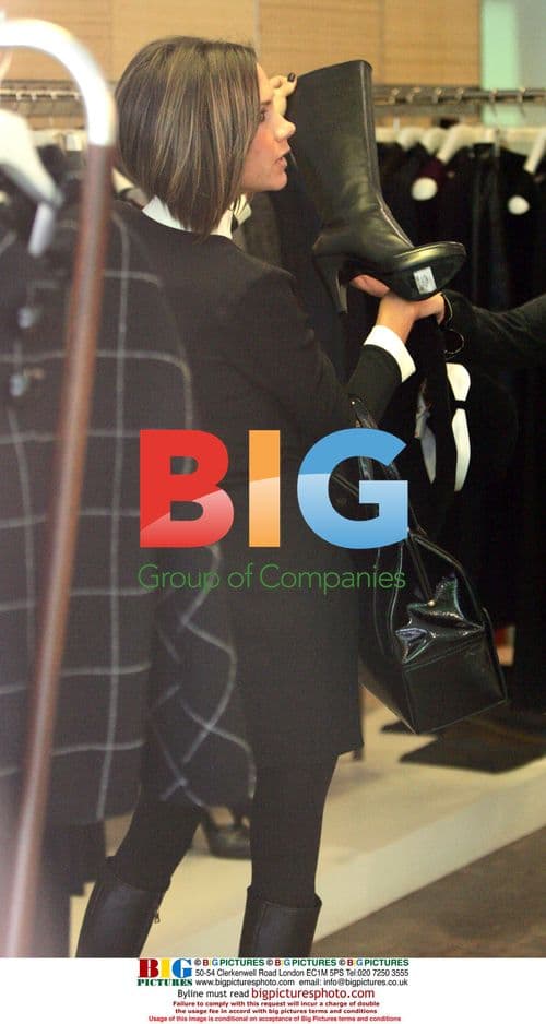 Victoria Beckham visiting Matches store