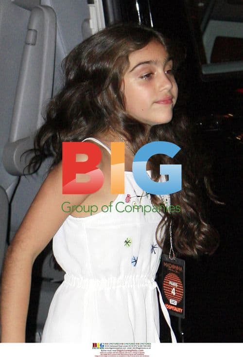 Madonna's child Lourdes arrives at Hotel Crillon