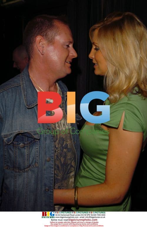 Footballer Paul 'Gazza' Gascoigne and BB Lisa Jeynes at party