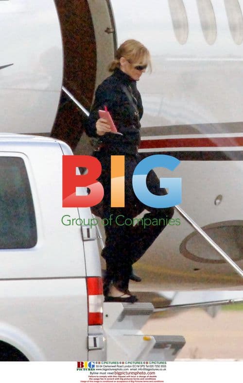 Madonna Arrives in Amsterdam for 'Confessions Tour'