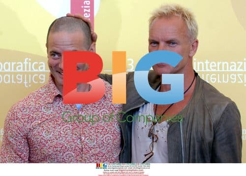 Sting and Dito Montiel at Venice Film Festival