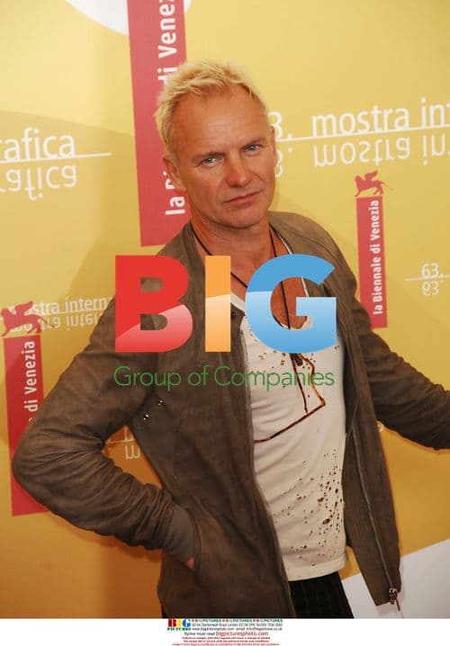 Sting at 63rd Venice Film Festival