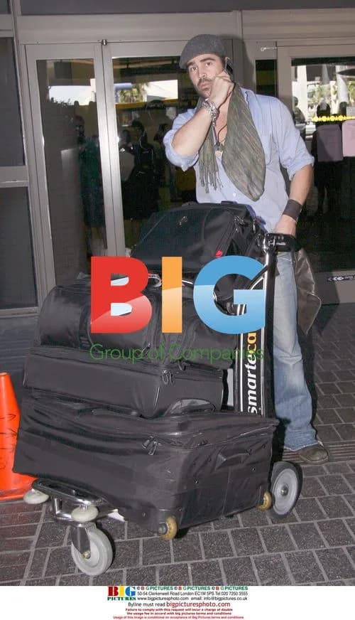 Colin Farrell Arriving at LAX