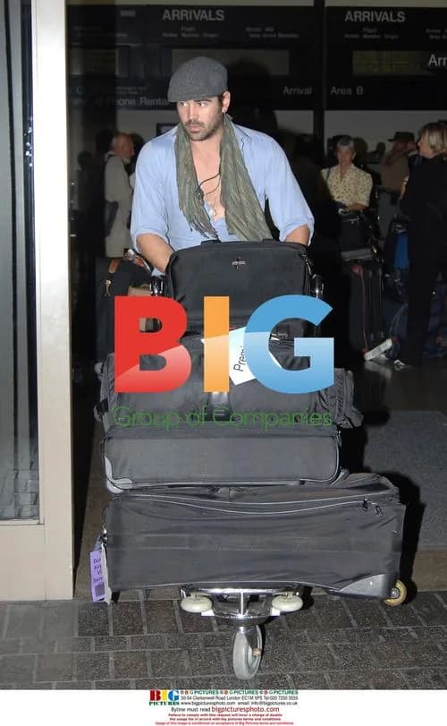 Colin Farrell Arrives at LAX Airport