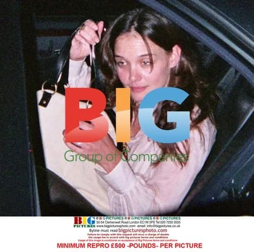 Katie Holmes escapes from Tom Cruise for a massage