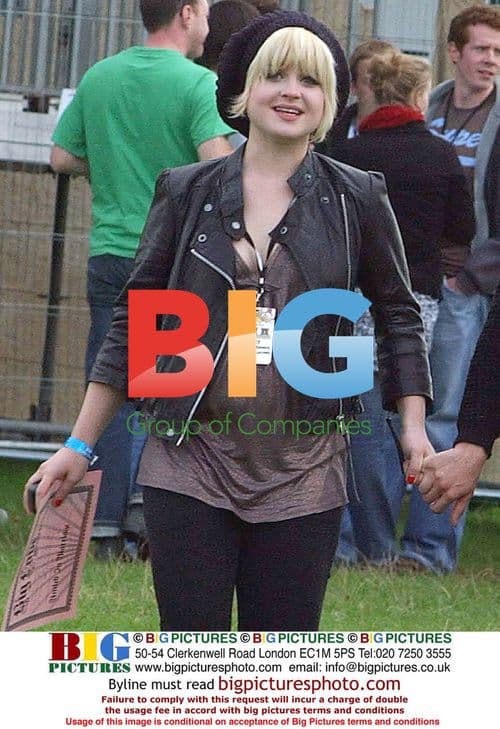 Kelly Osbourne and Matt Derham at Electric Picnic