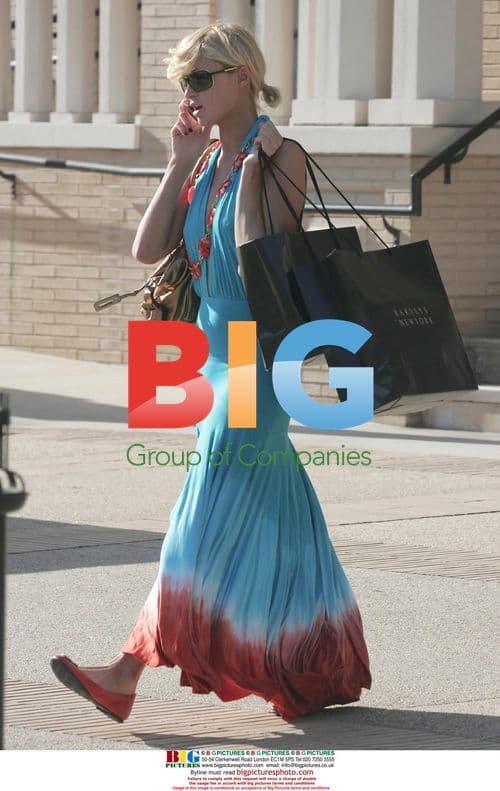 Paris Hilton Shopping with Nikki in Beverly Hills