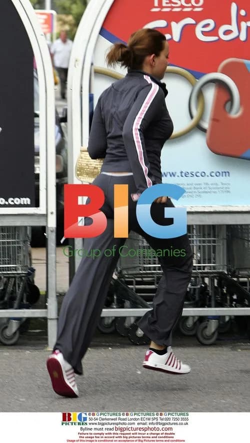 Charlotte Church's Visible Pantie Line at Tesco