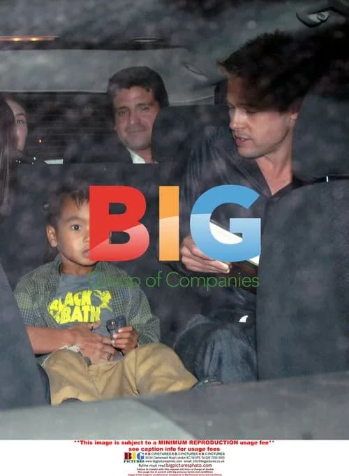 Angelina Jolie and Brad Pitt with Children in New Orleans
