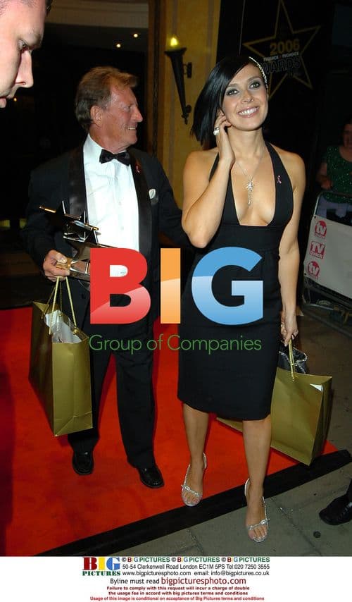 Johnny Briggs and Kym Marsh at TV Quick Awards