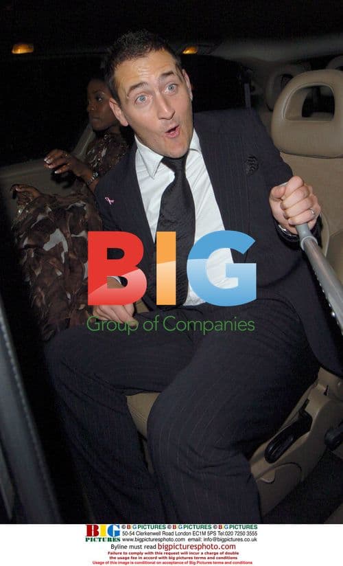 Will Mellor at TV awards in London