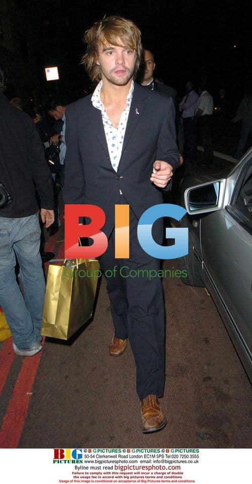 Actor Rupert Hill Leaving Awards Show