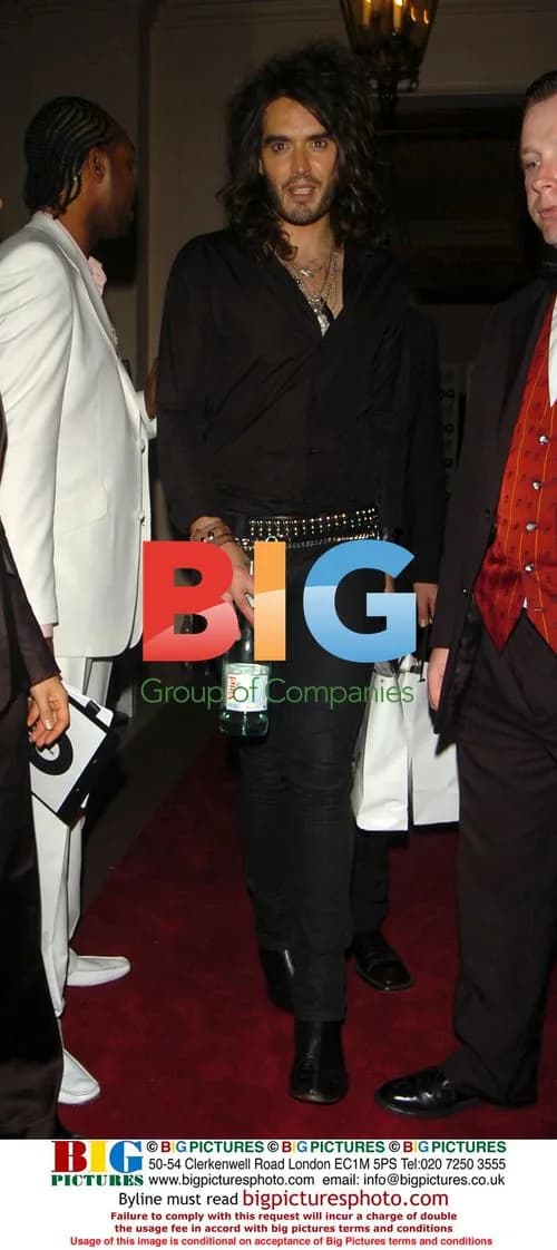 Russell Brand Leaves GQ Awards
