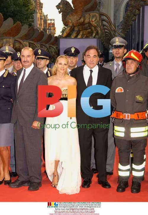 Maria Bello and Oliver Stone at 'World Trade Center' Premiere