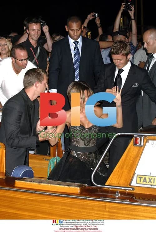 Beckhams Attend Valentino Party in Venice