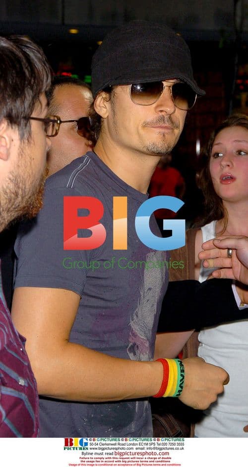 Orlando Bloom at MTV's Times Square Studios