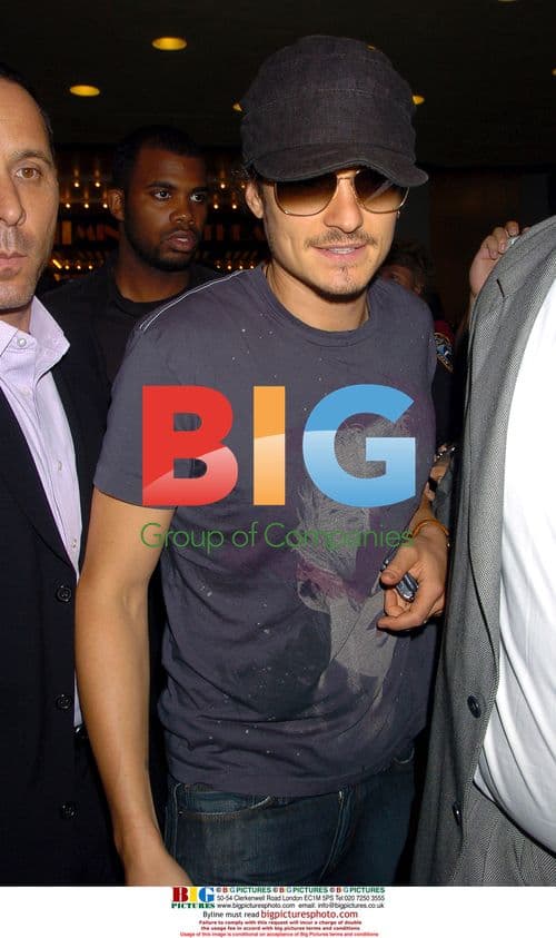 Orlando Bloom at MTV's Times Square Studios