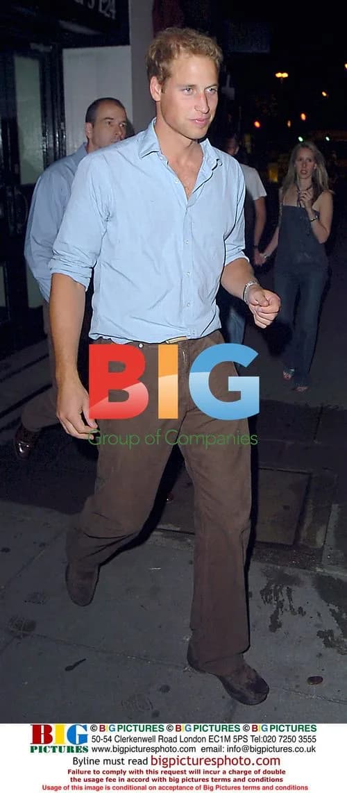 HRH Prince William and Kate Middleton at Boujis Nightclub