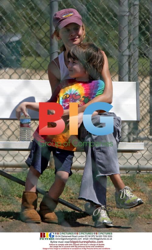 Calista Flockhart and Harrison Ford at Dog Park