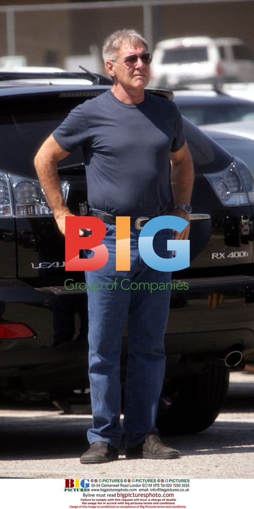 Calista Flockhart and Harrison Ford at Dog Park